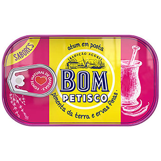 Bom Petisco Tuna in Oil c/Pimenta 4.23oz