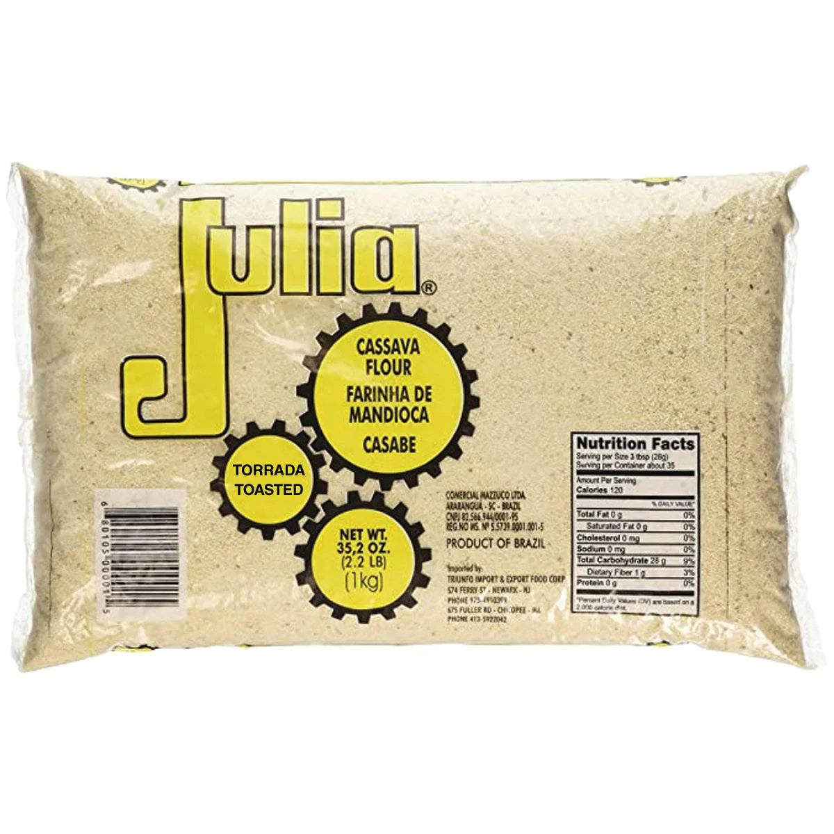 Julia Farinha de Mandioca Torrada 1kg