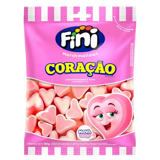 Fini Bala Marshmallow Coracao 80g