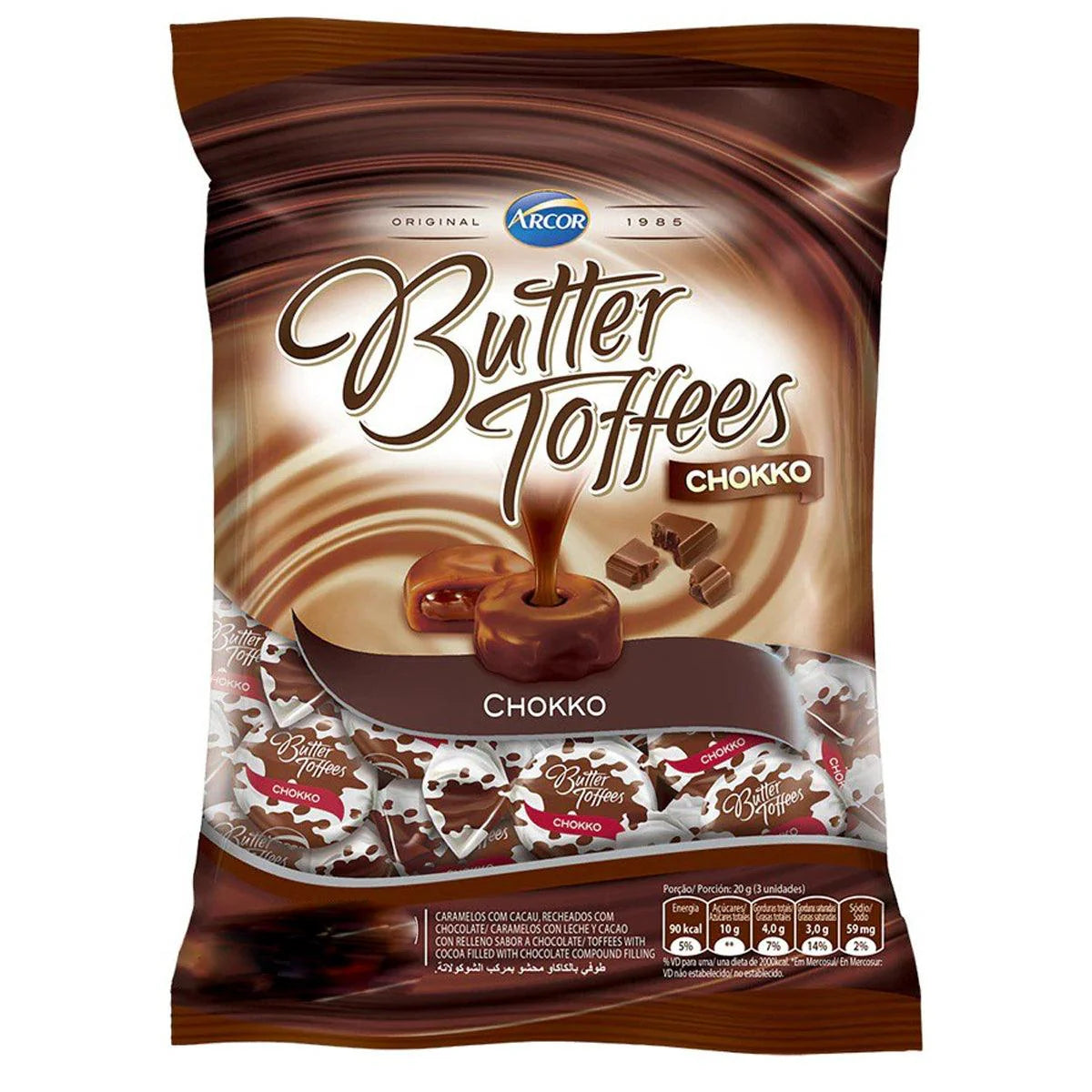 Arcor Bala Butter Toffee Chok 500g