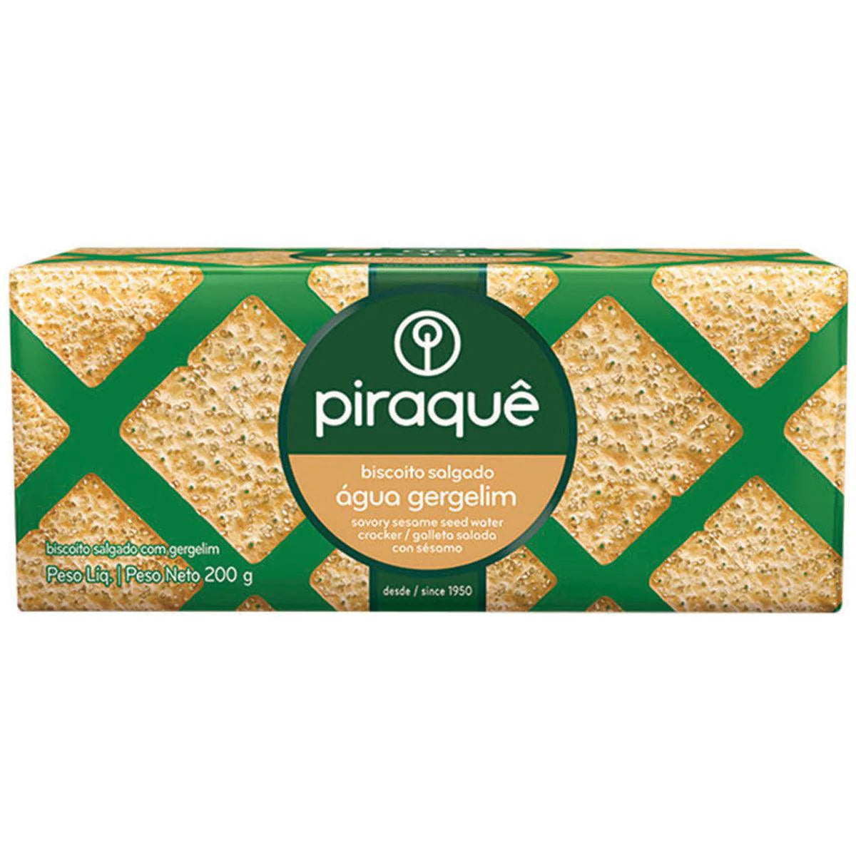 Piraque Biscoito A.Gergelim 215g