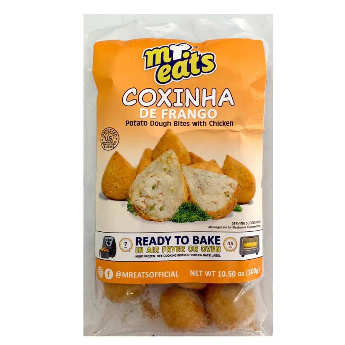 Mr Eats Bolinho Coxinha de Frango 300g