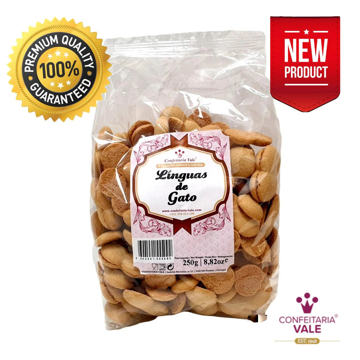 Linguas de Gato Confeitaria do Vale 250g