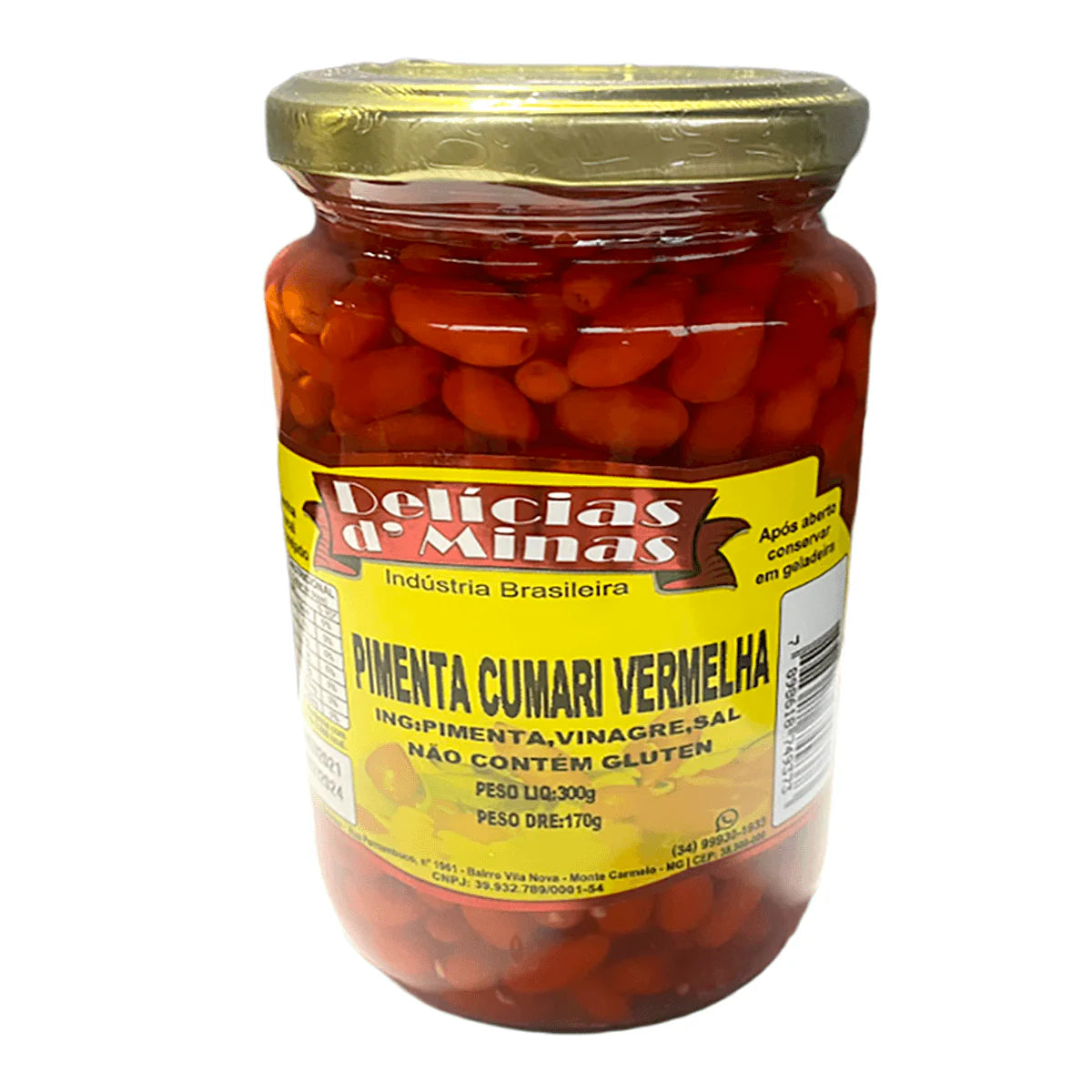 Delicia de Minas Pimenta Cumari Vermelha