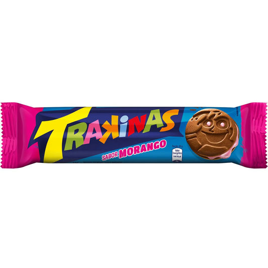 Trakinas Biscoito Sabor Morango 126g